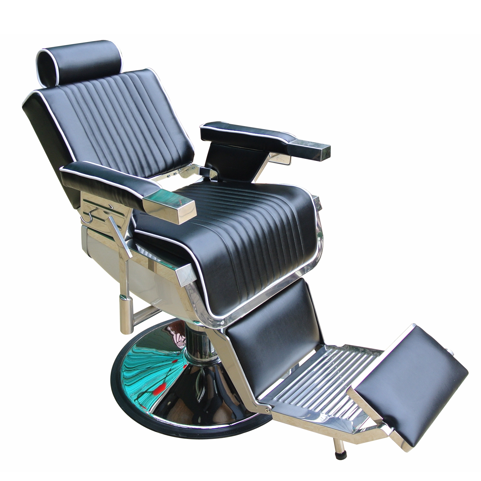 Hot Sale Salon Barber Shop Chair for Men with Genuine Leather and Barber Chair Set for Barber Chairs Modern Salon Beauty Salon CH 412