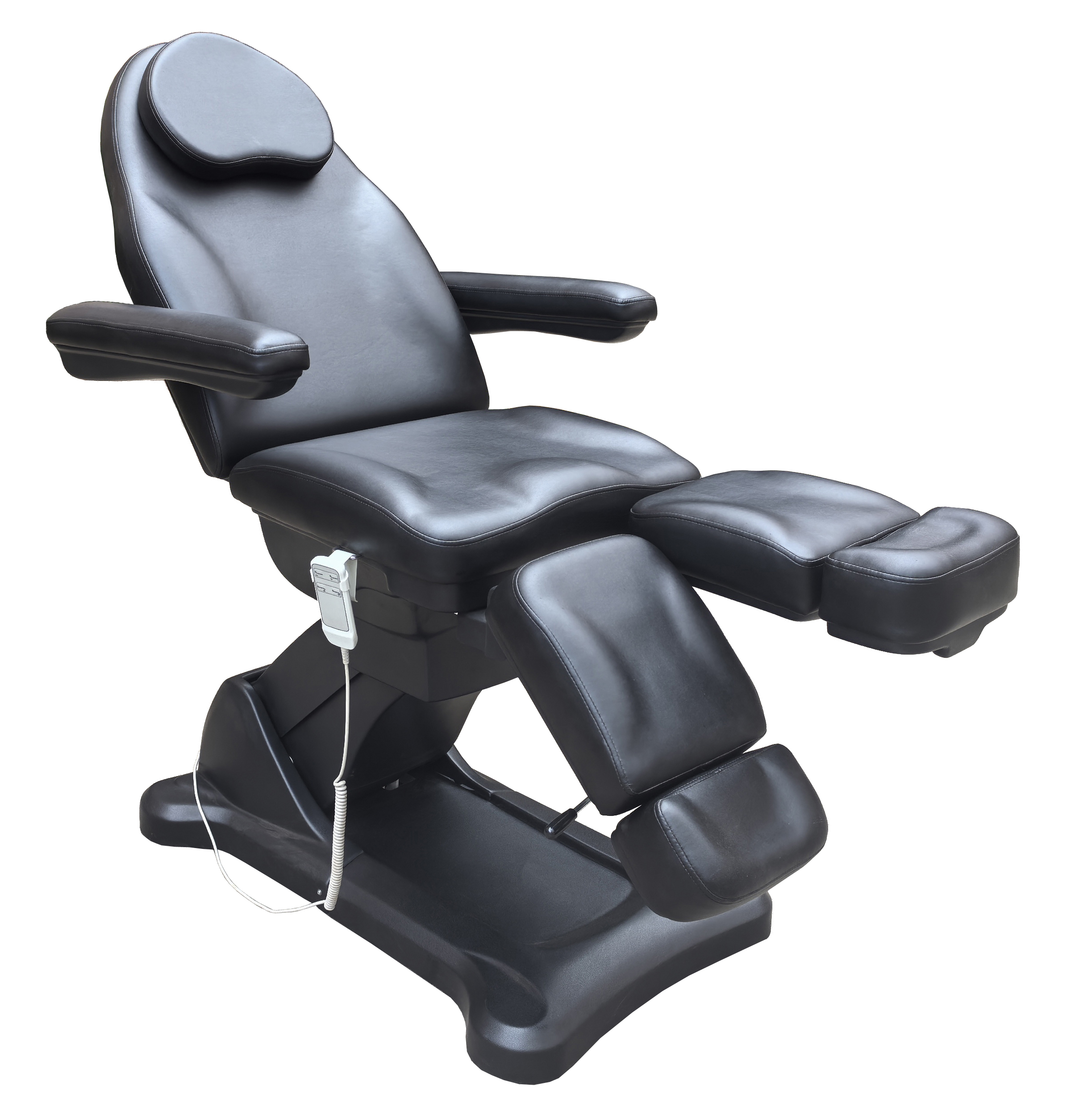 Dual Motor Electric Salon Couch with Gas Spring Leg and Back Control