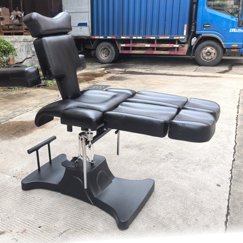 Slim Tattoo Bed with Hydraulic Lift and 360 Degree Rotation