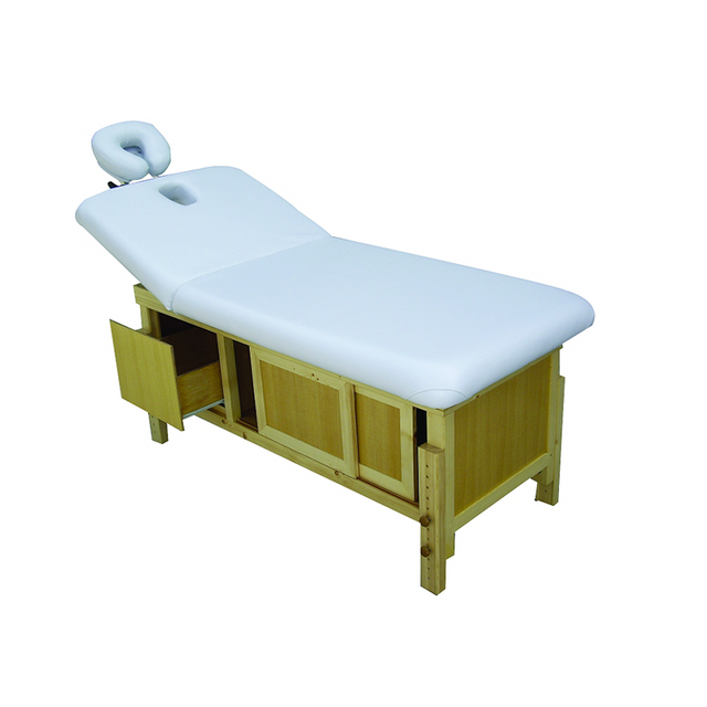 facial bed wooden