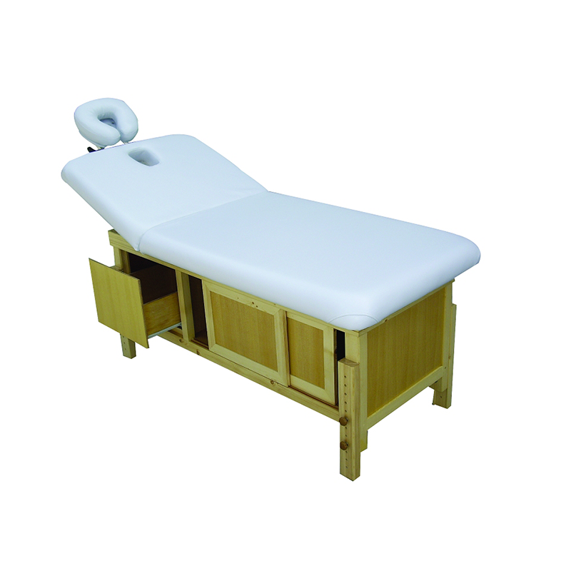 facial bed wooden