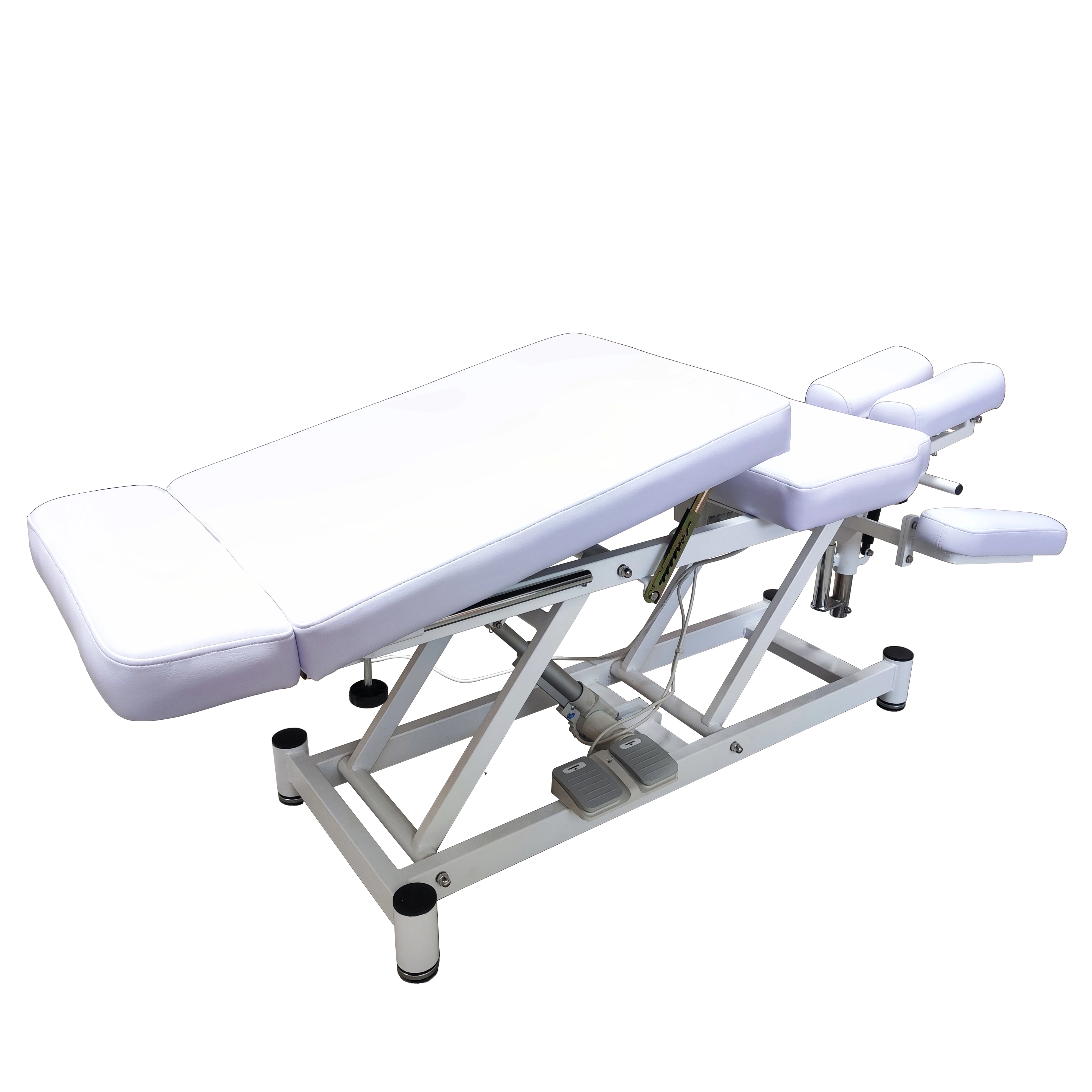 Hydraulic Facial Treatment Bed with Manual Adjustable Headrest