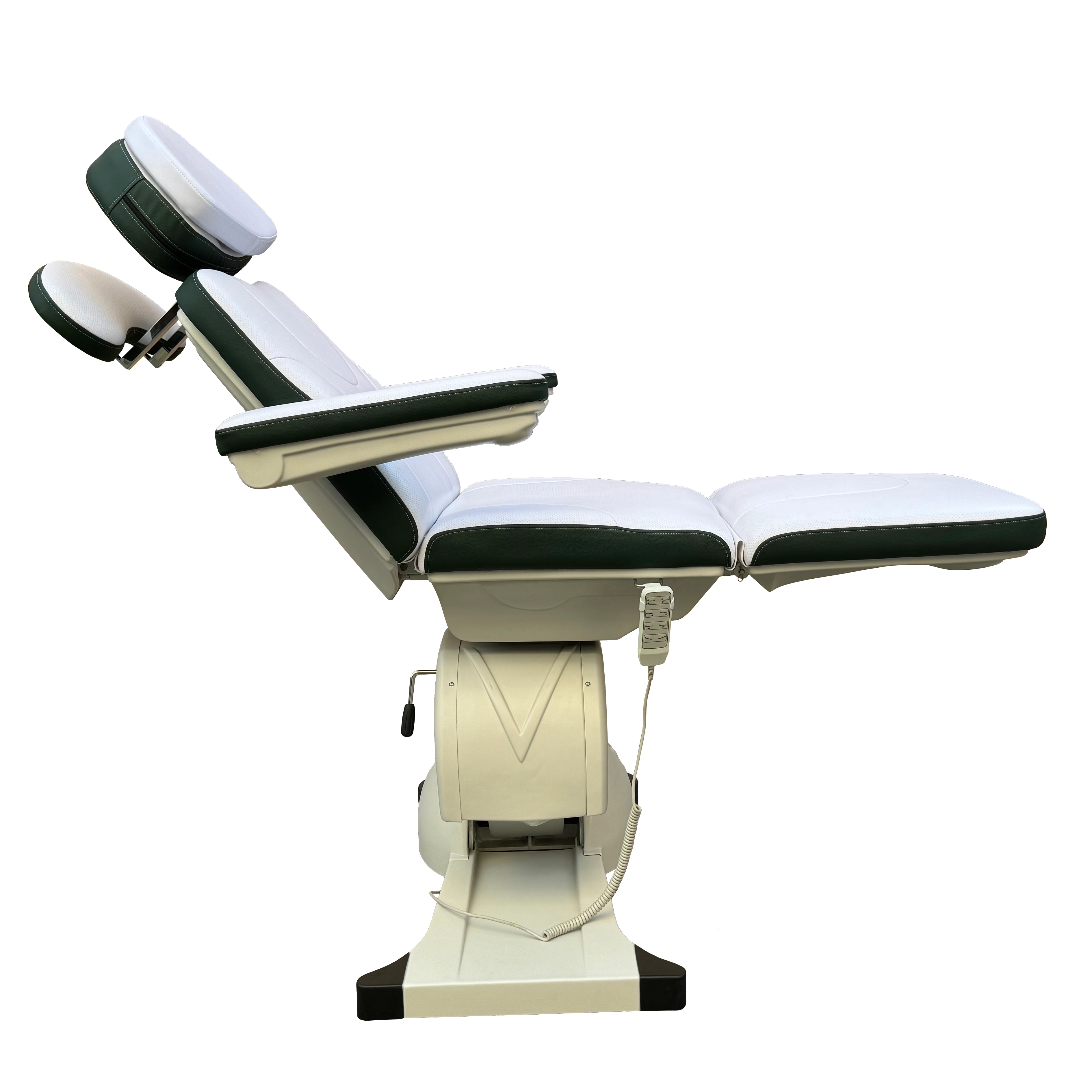 Premium Salon Treatment Bed with Motorized Height and 360 Swivel Function