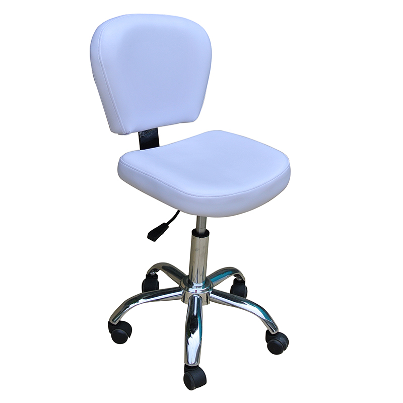 High Range Salon Master Saddle Chair with PU Leather Swivel Stool