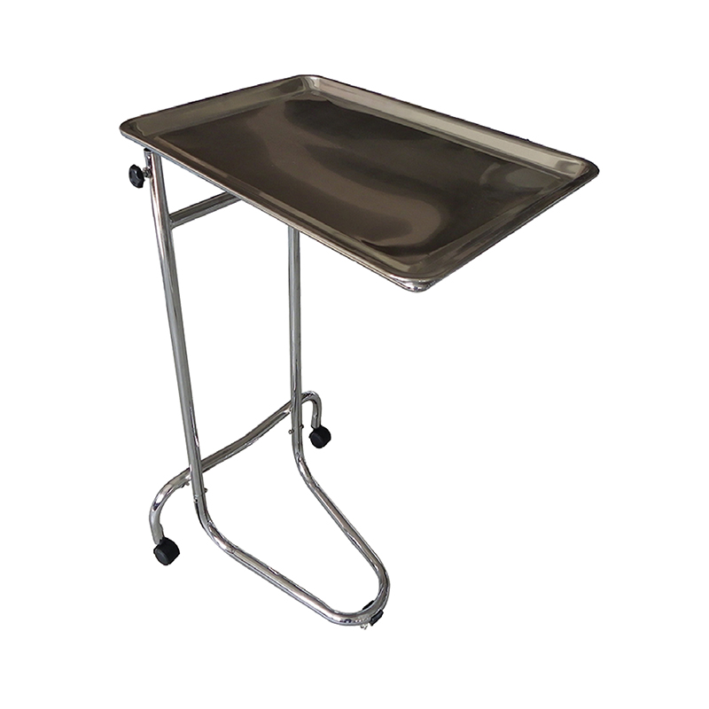 Square Stainless Steel Tattoo Tool Tray with Adjustable Stand