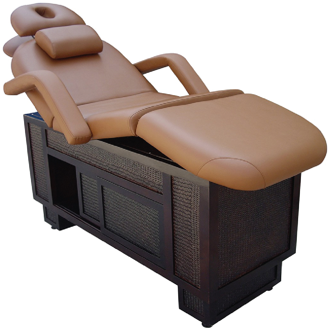 Simple Motorized Therapy Couch with Electric Lift and Manual Backrest
